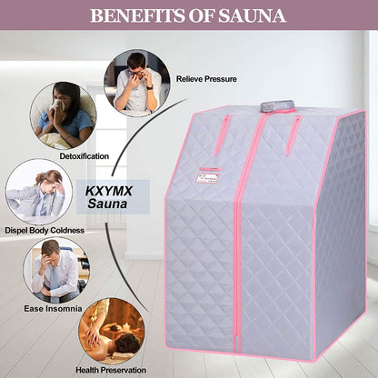 One Person Portable Full Body Sauna Tent SPA Set for Home