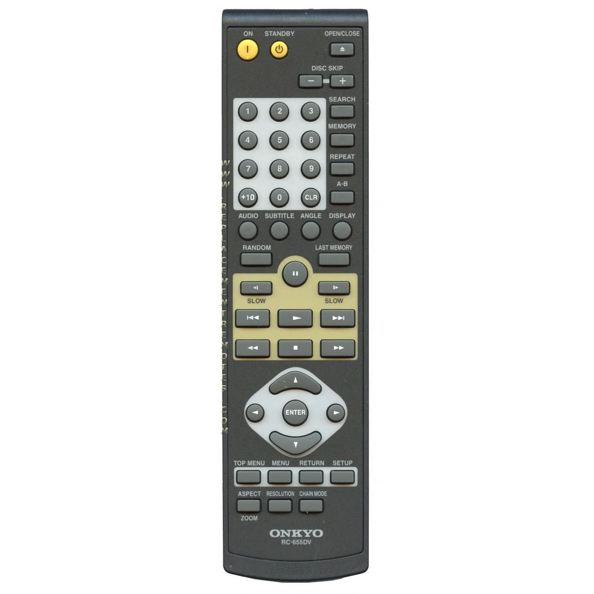 Onkyo RC655DV DVD Remote Control | RC-655DV