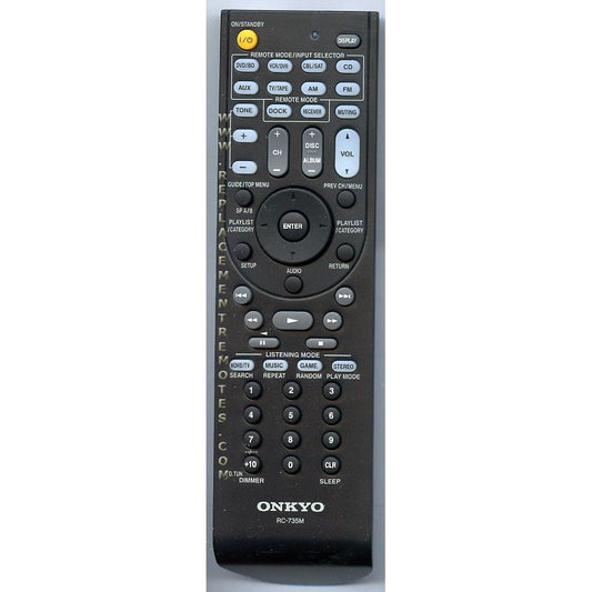 Onkyo RC735M Receiver Remote Control | RC-735M