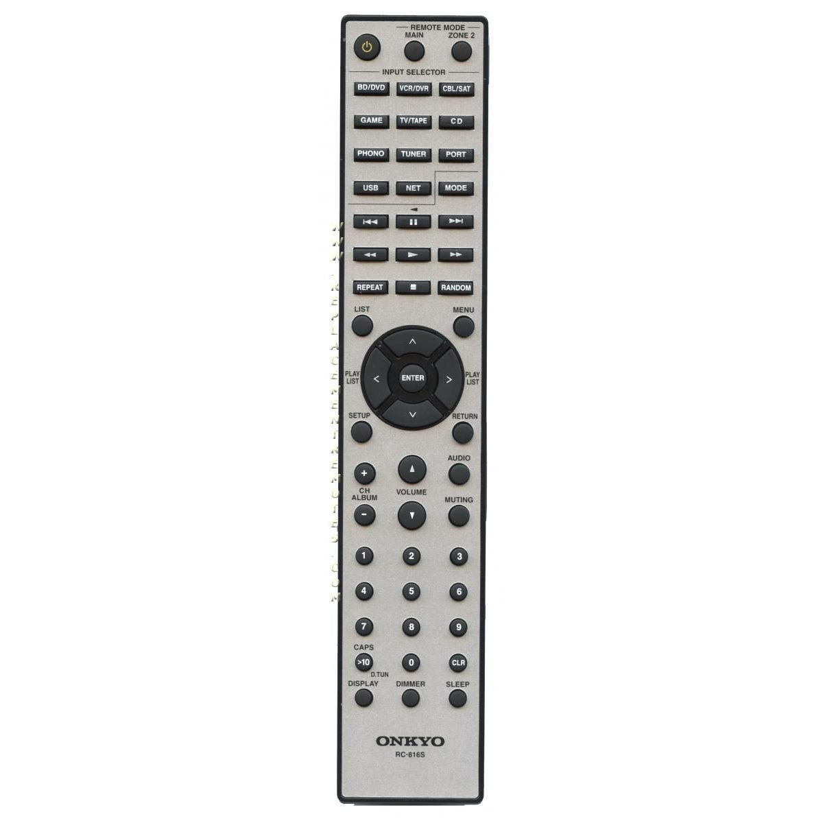 Onkyo RC816S A/V Receiver Remote Control - 24140816 | RC-816S