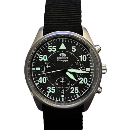 ORIENT VR32-UAB0 Men's Quartz-Chronograph with Date (Refurbished)