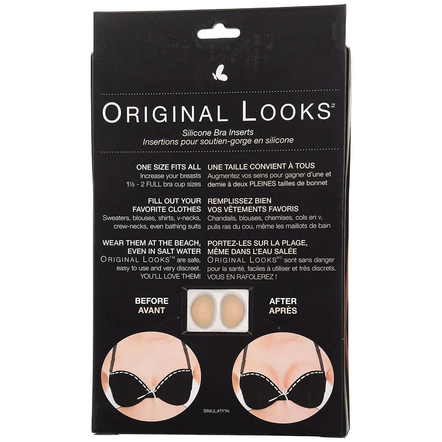 Original Looks Silicone Bra Inserts And Enhancers