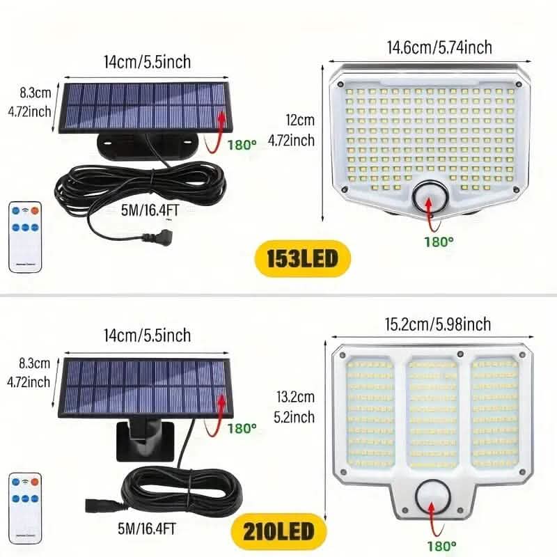 Outdoor LED Solar Security Lights
