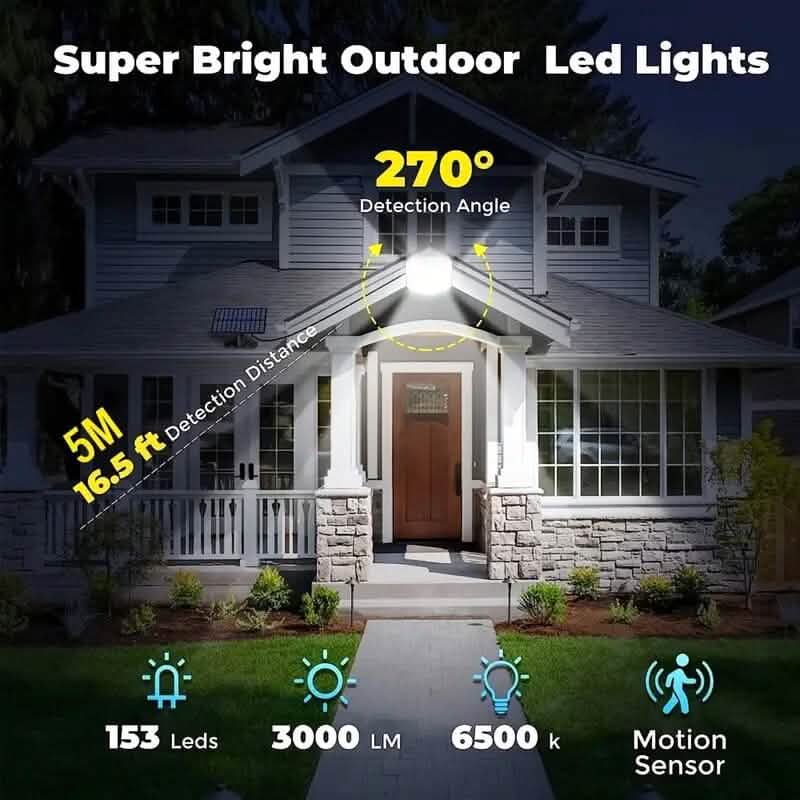 Outdoor LED Solar Security Lights