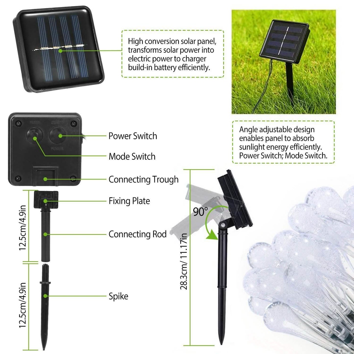 Outdoor Solar String Lights