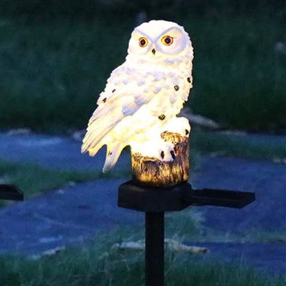 Owl Solar LED Lights with Decorative Stake