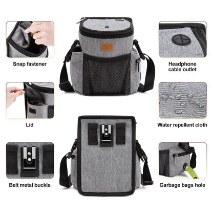 Ownpets Dog Treat Training Pouch Pockets Crossbody Bag