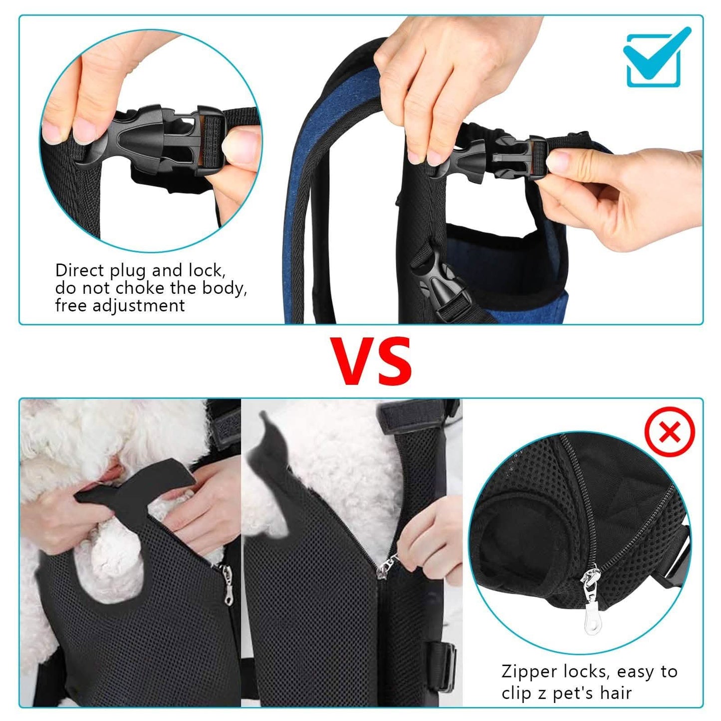 Ownpets Legs Out Front Dog Carrier
