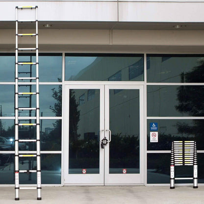 OxGord Aluminum Telescopic Extension Ladder 12.5ft. Telescope