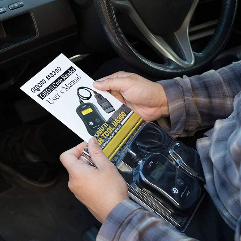 OxGord CAN OBDII MS300 Scanner Tool for Check Engine Light and Diagnostics