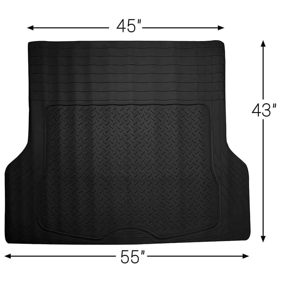 OxGord WeatherShield HD Rubber Trunk Cargo Liner Floor Mat