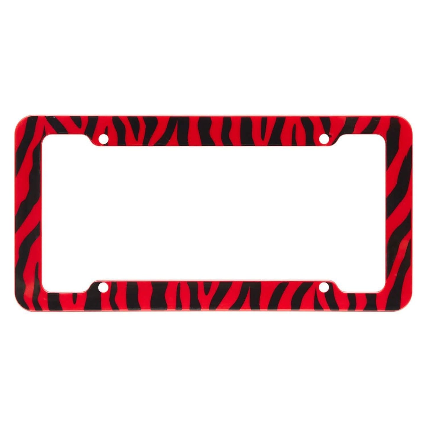 OxGord Zebra License Plate Frame
