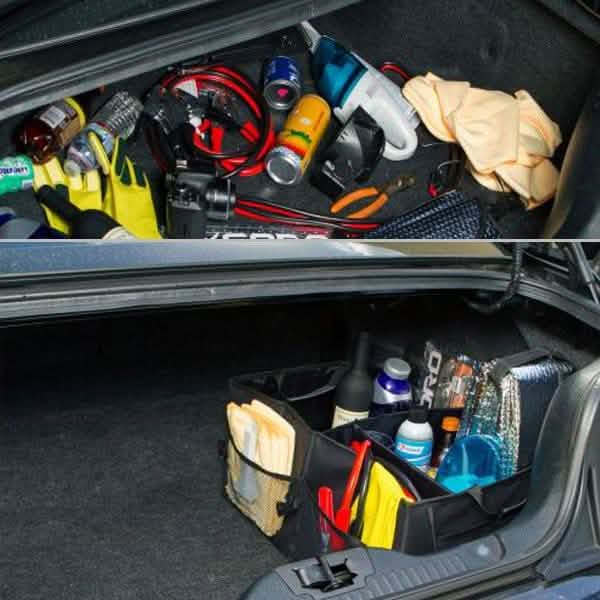 OxGord® Black Trunk Organizer Caddy