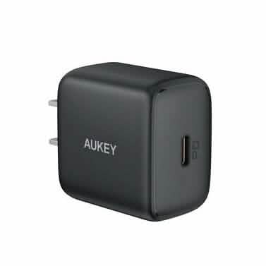 PA-R1S Swift Charger with PD & QC 3.0 USB C 20W Black