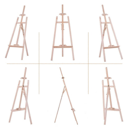 Painting Easel Stand Wooden Inclinable A Frame Tripod