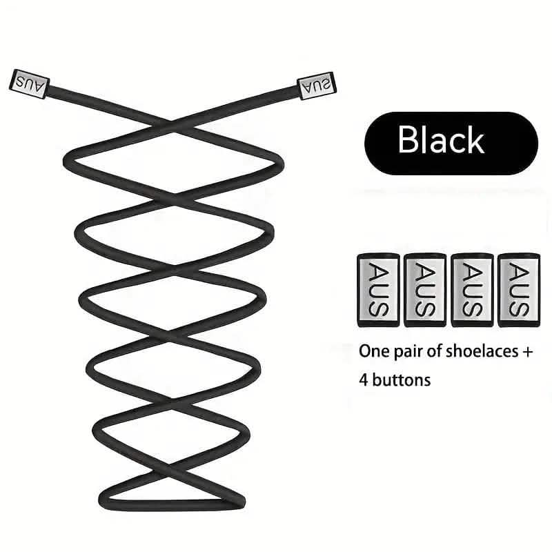 Pair of Elastic No Tie Shoelaces