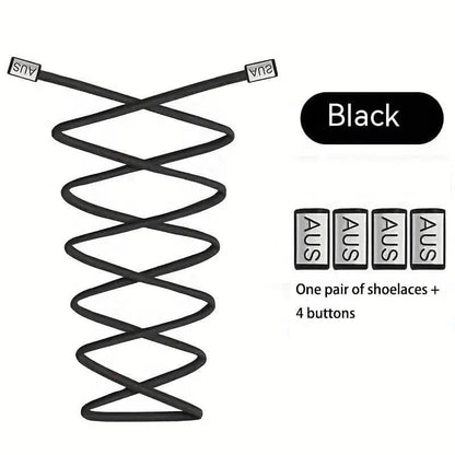 Pair of Elastic No Tie Shoelaces