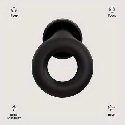 Pair of Super Soft, Reusable Silicone Ear Plugs