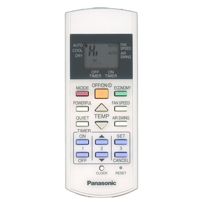 Panasonic CWA75C2598 Mini Split Air Conditioner Remote Control with LCD Screen | Thermostatic - CWA75C2598
