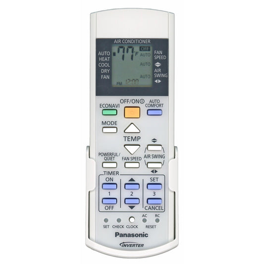 Panasonic A75C4569 with Wall mount Air Conditioner Remote Control