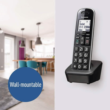 Panasonic Expandable Corded/Cordless Phone System with Answering Machine and One Touch Call Blocking – 2 Handsets  (Refurbished)