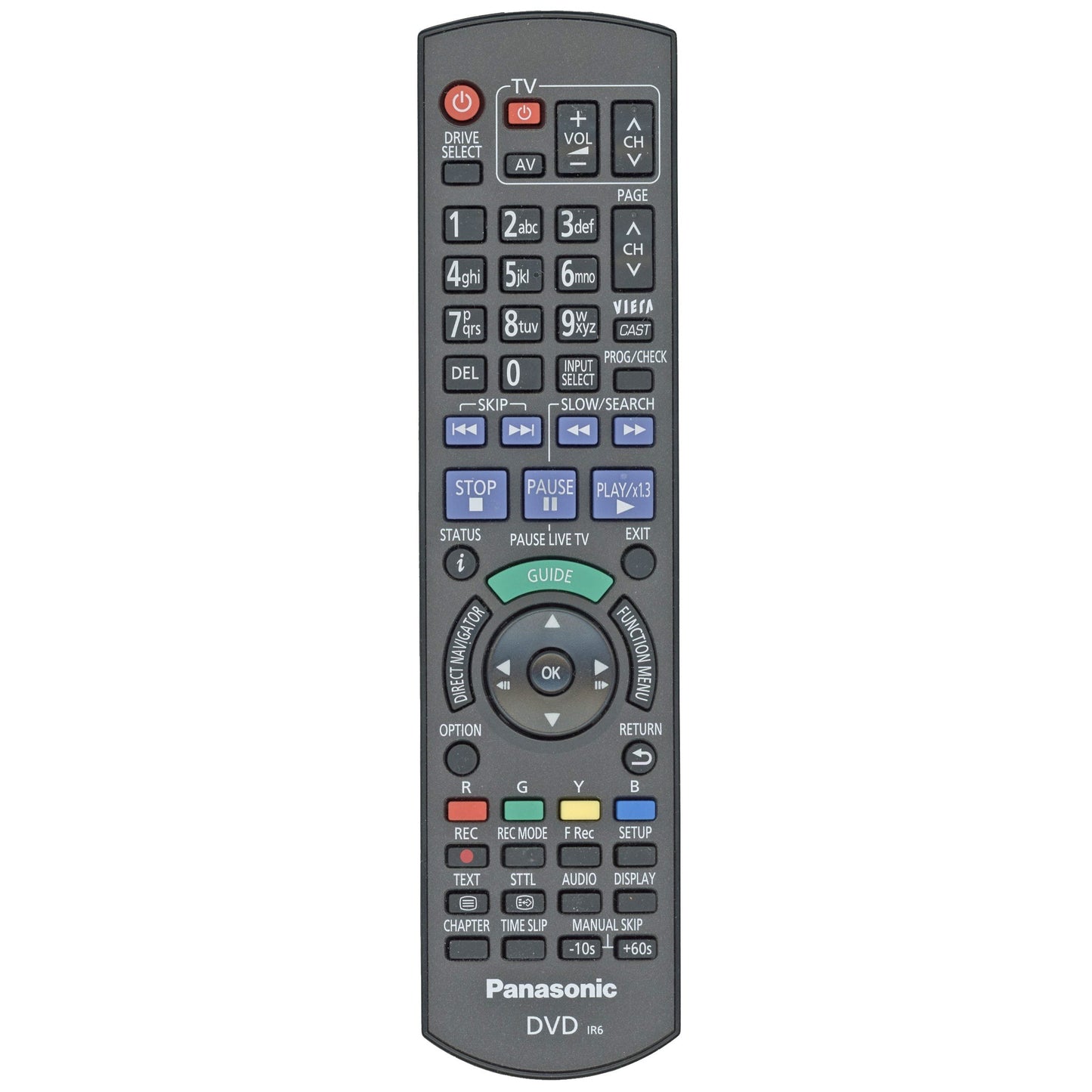 Panasonic N2QAYB000479 Blu-ray Remote Control