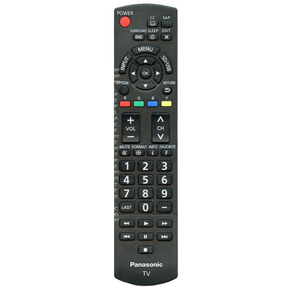 Substitute for Panasonic N2QAYB000706 Standard TV Remote Control | No programming - [N2QAYB000706-gen]