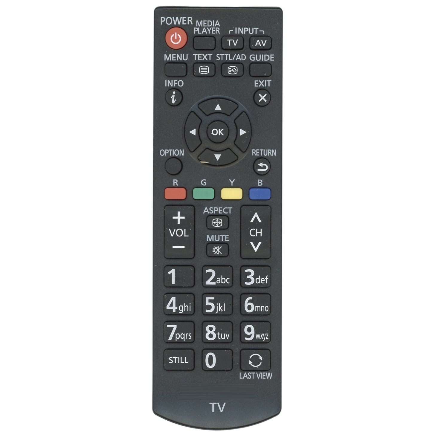 Panasonic N2QAYB000818 TV Remote Control