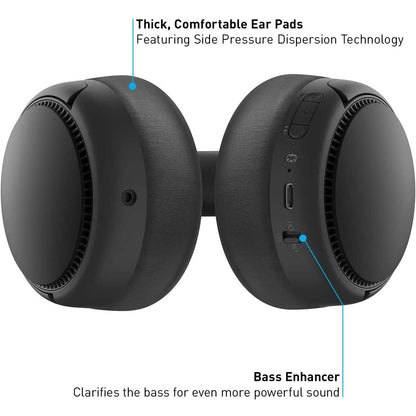 Panasonic RB-M300B Deep Bass Wireless Bluetooth Immersive Headphones