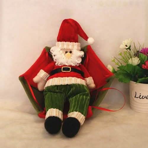 Parachute Snowman Santa Claus Ornament