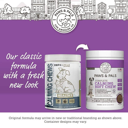 Paws & Pals Dog Calming Treats - Pet Anti Anxiety Supplement