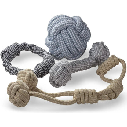 Paws & Pals Dog Chew Toys, Indestructible Cotton Braided Rope Toy