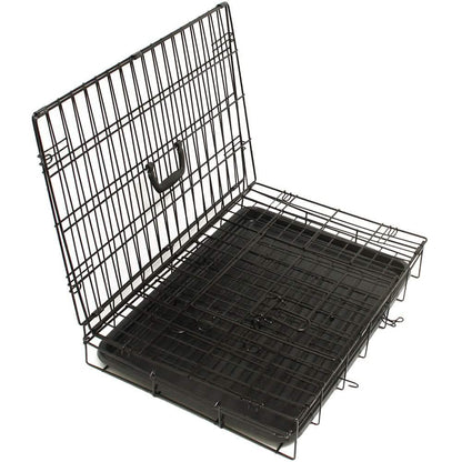 Paws & Pals Double Door Wire Dog Crate with Tray