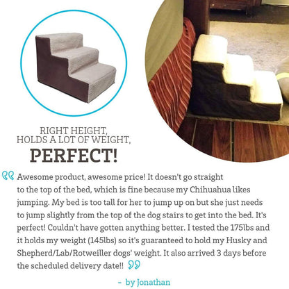 Paws & Pals Padded Pet Stairs