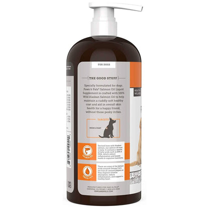 Paws & Pals Wild Alaskan Salmon Oil for Dogs and Cats - 32oz