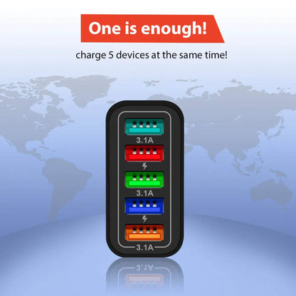 PBG 5 Port Wall Charger