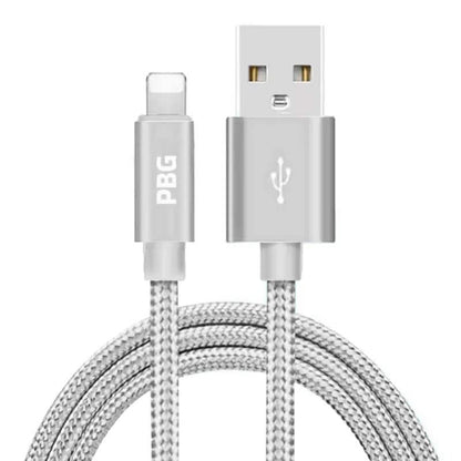 PBG XL 10Ft. Lightning Cable's Nylon Woven Protection