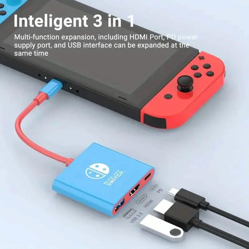 PD100W Docking Station For Nintendo Switch