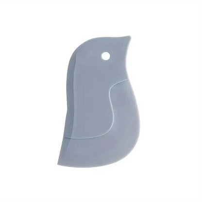 Penguin-shaped Soft Kitchen Stain Scraper Tool