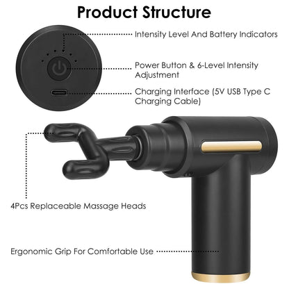 Percussion Rechargeable Massage Gun