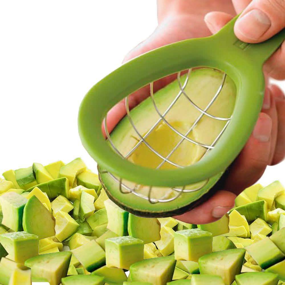 Perfect Avocado Slicer And Cuber