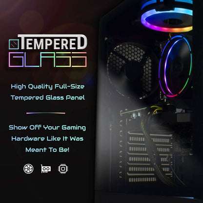 Periphio Leviathan Prebuilt VR Gaming Desktop Computer Overclocked GeForce RTX 3070 8GB (Refurbished)