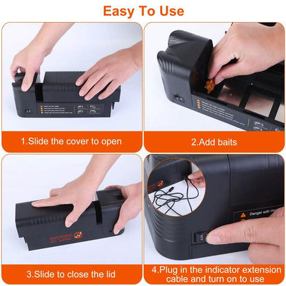 Pest Control Rechargeable Shock Mice Killer with 1800V High Voltage