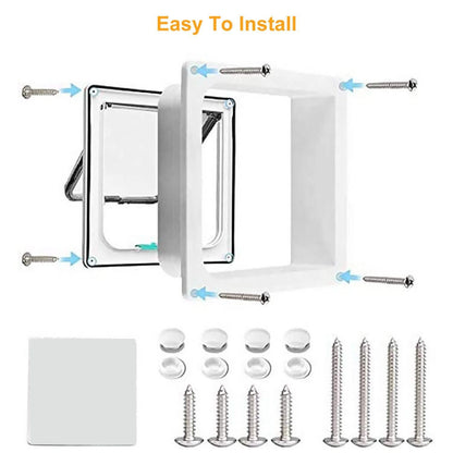 Pet 4 Way Locking Quiet Flap Door