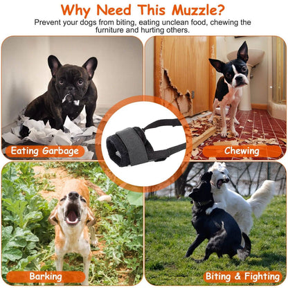 Pet Dog Muzzle Mask Adjustable Dog Mouth Cover