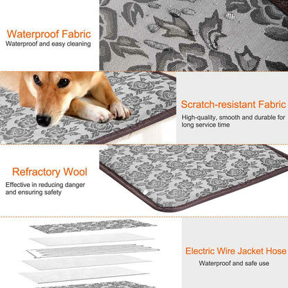 Pet Heating Mat Waterproof Adjustable
