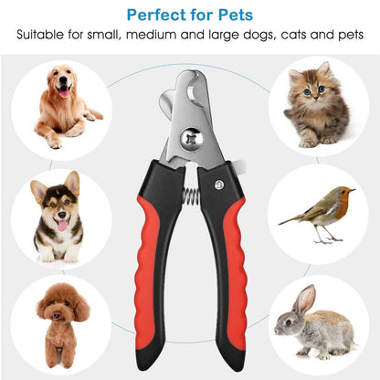 Pet Nail Trimmer  with Safety Guard to Avoid Over-Cutting Nails