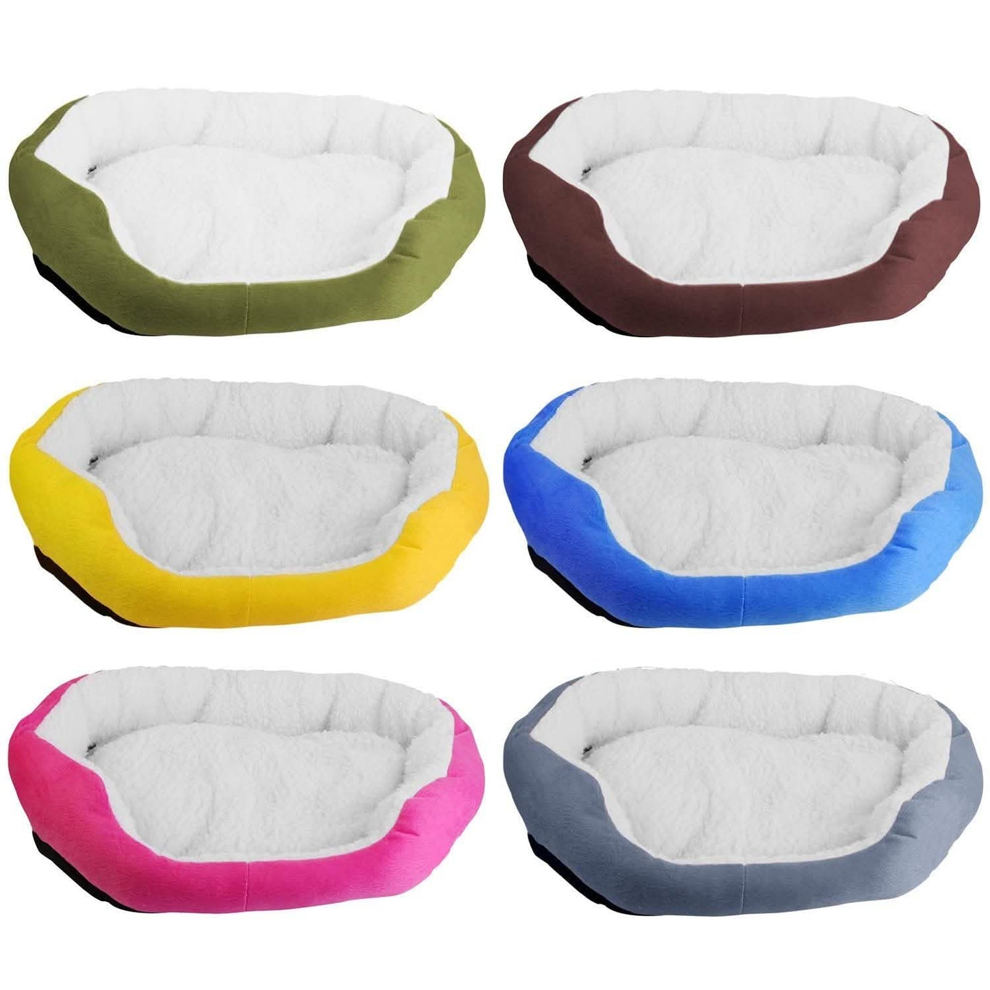 Pet Puppy Cat Soft Warm Fleece Bed