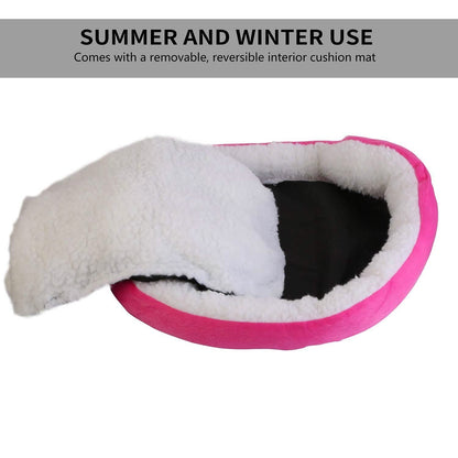 Pet Puppy Cat Soft Warm Fleece Bed