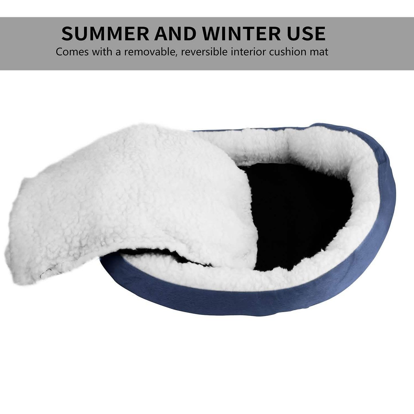 Pet Puppy Cat Soft Warm Fleece Bed